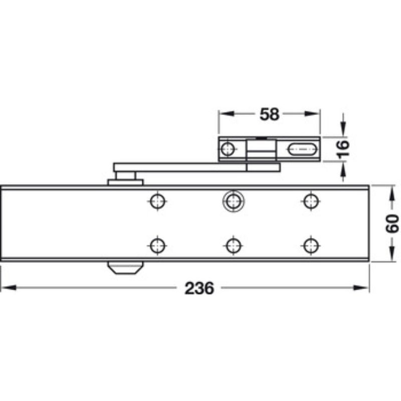 Cơ cấu đóng cửa tự động DCL51.HO.đen Hafele 931.84.663 5 Cơ cấu đóng cửa tự động DCL51.HO.đen Hafele 931.84.663 - Ảnh 3