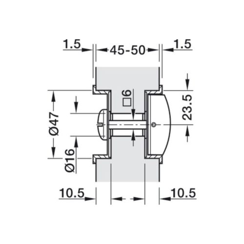 Khóa cửa trượt WC tay nắm âm Hafele 911.27.503 màu xám đen 8 kich thuoc khoa cua truot wc tay nam am hafele 911 27 503 mau xam den