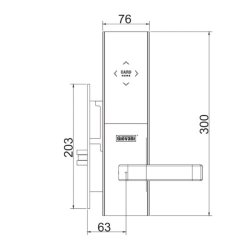 Khóa khách sạn GIOVANI GSL-117C99 7 Khóa khách sạn GIOVANI GSL-117C99