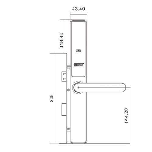 Khóa khách sạn GIOVANI GSL-D103 9 Khóa khách sạn GIOVANI GSL-D103