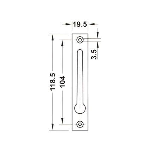 Tay nắm kéo cho cửa lùa Hafele 911.26.247 7 kich thuoc mat tay nam keo cho cua lua hafele 911 26 247