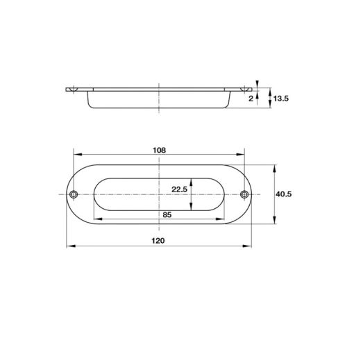 Tay nắm âm cửa Hafele 902.01.382 120x40mm inox 6 kich thuoc tay nam am cua hafele 902 01 382 120x40mm inox