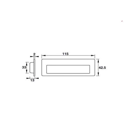 Tay nắm âm cửa Hafele 902.01.530 42.5x115mm inox mờ 5 kich thuoc tay nam am cua hafele 902 01 530 42 5x115mm inox mo