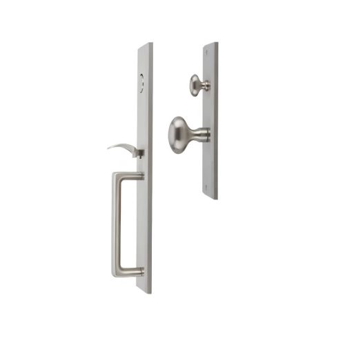 Bộ tay nắm cửa Hafele 911.78.318 inox 304 mờ 7 ngang bo tay nam cua hafele 911 78 318 inox 304 mo