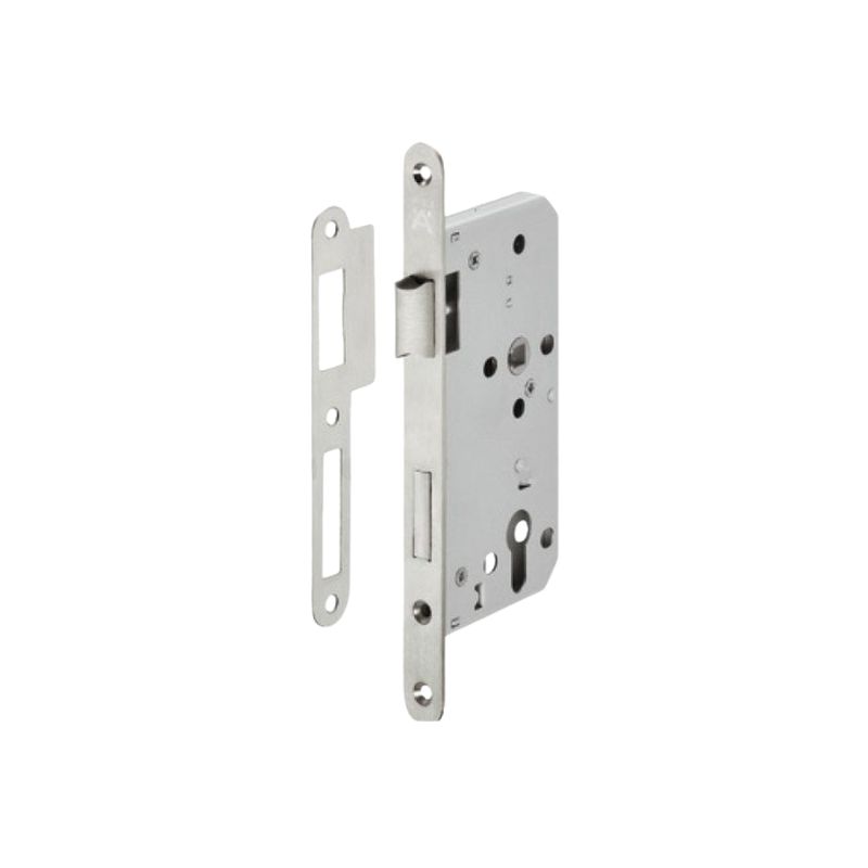Thân khóa 60/24 inox mờ Hafele 911.02.468 2 Thân khóa 60/24 inox mờ Hafele 911.02.468
