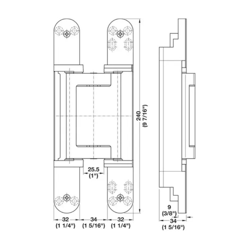 Bản lề âm TE 640 Hafele 924.19.581 3 Bản lề âm TE 640 Hafele 924.19.581 - Ảnh 2
