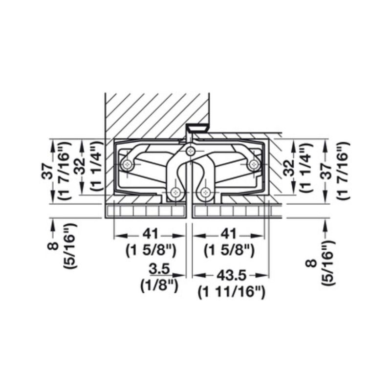 Bản lề âm TECTUS TE 640 Hafele 924.17.524 3 Bản lề âm TECTUS TE 640 Hafele 924.17.524 - Ảnh 2