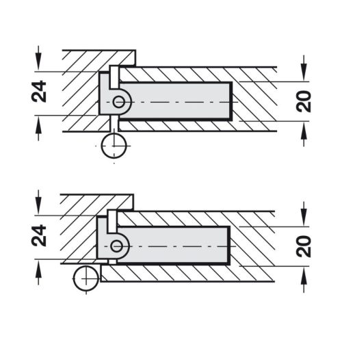 Thiết bị đóng cửa tự động Hafele 931.24.010 8 thong so chi tiet thiet bi dong cua tu dong hafele 931 24 010