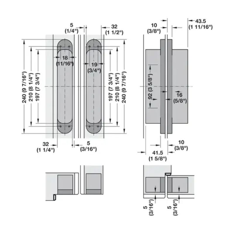 Bản lề âm TE 640 Hafele 924.19.581 5 Bản lề âm TE 640 Hafele 924.19.581 - Ảnh 4