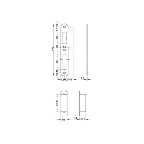 Thân khóa 60/24 inox mờ Hafele 911.02.468 8 thong so chung than khoa 60 24 inox mo hafele 911 02 468