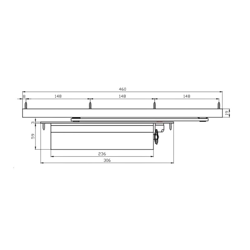 Thiết bị đóng cửa tự động Hafele 931.84.033 4 Thiết bị đóng cửa tự động Hafele 931.84.033 - Ảnh 2