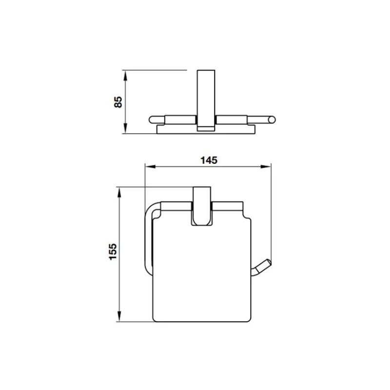 Giá treo giấy vệ sinh Hafele Chiba 580.87.540 4 Thông số giá treo giấy vệ sinh Hafele Chiba 580.87.540