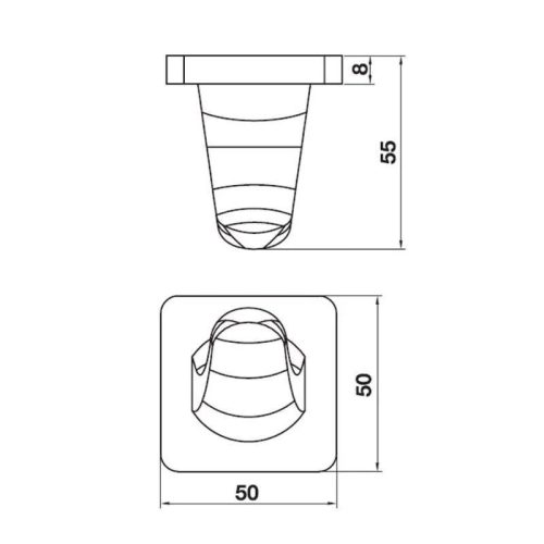 Móc treo khăn Hafele 580.41.400 4 Thông số móc treo khăn Hafele 580.41.400