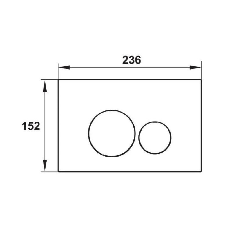 Nút nhấn xả thải Mechanical tròn Hafele 588.73.543 3 Thông số nút nhấn xả thải Mechanical tròn Hafele 588.73.543