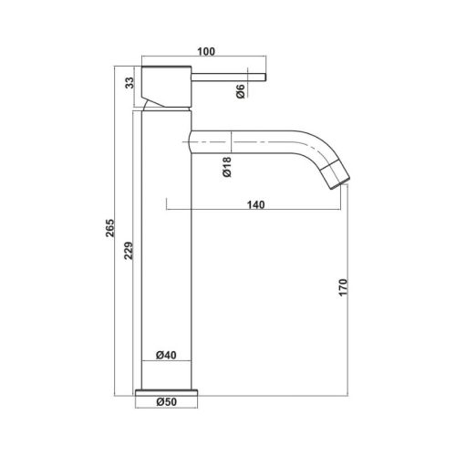 Vòi trộn lavabo Hafele Retro 170 CP 589.15.011 5 Thông số vòi trộn lavabo Hafele Retro 170 CP 589.15.011